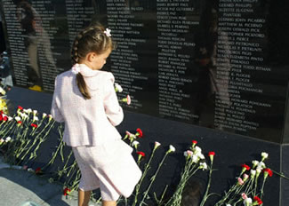 911 Monument Dedication Ceremony, Sept. 11, 2006